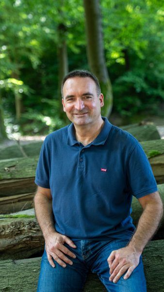 Bürgermeisterkandidat Markus Betz: In der Natur.